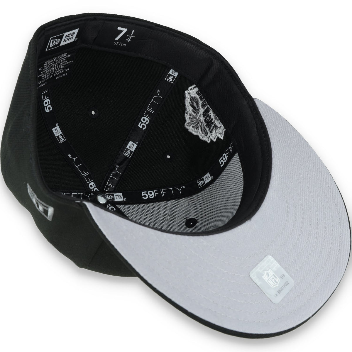Las Vegas Raiders Shield 2000 Hawaii Pro Bowl Side Patch New Era 59Fifty Fitted-Black/Grey product image 8, provided for