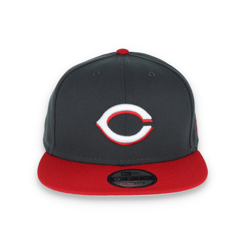 New Era Cincinnati Reds 2-Tone Color Pack 9FIFTY Snapback Hat- Grey/Scarlet product image 2, provided for visual reference