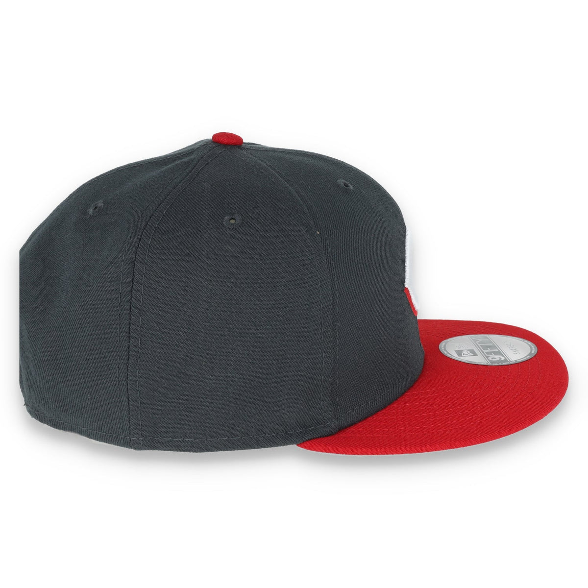 New Era Cincinnati Reds 2-Tone Color Pack 9FIFTY Snapback Hat- Grey/Scarlet product image 6, provided for visual reference