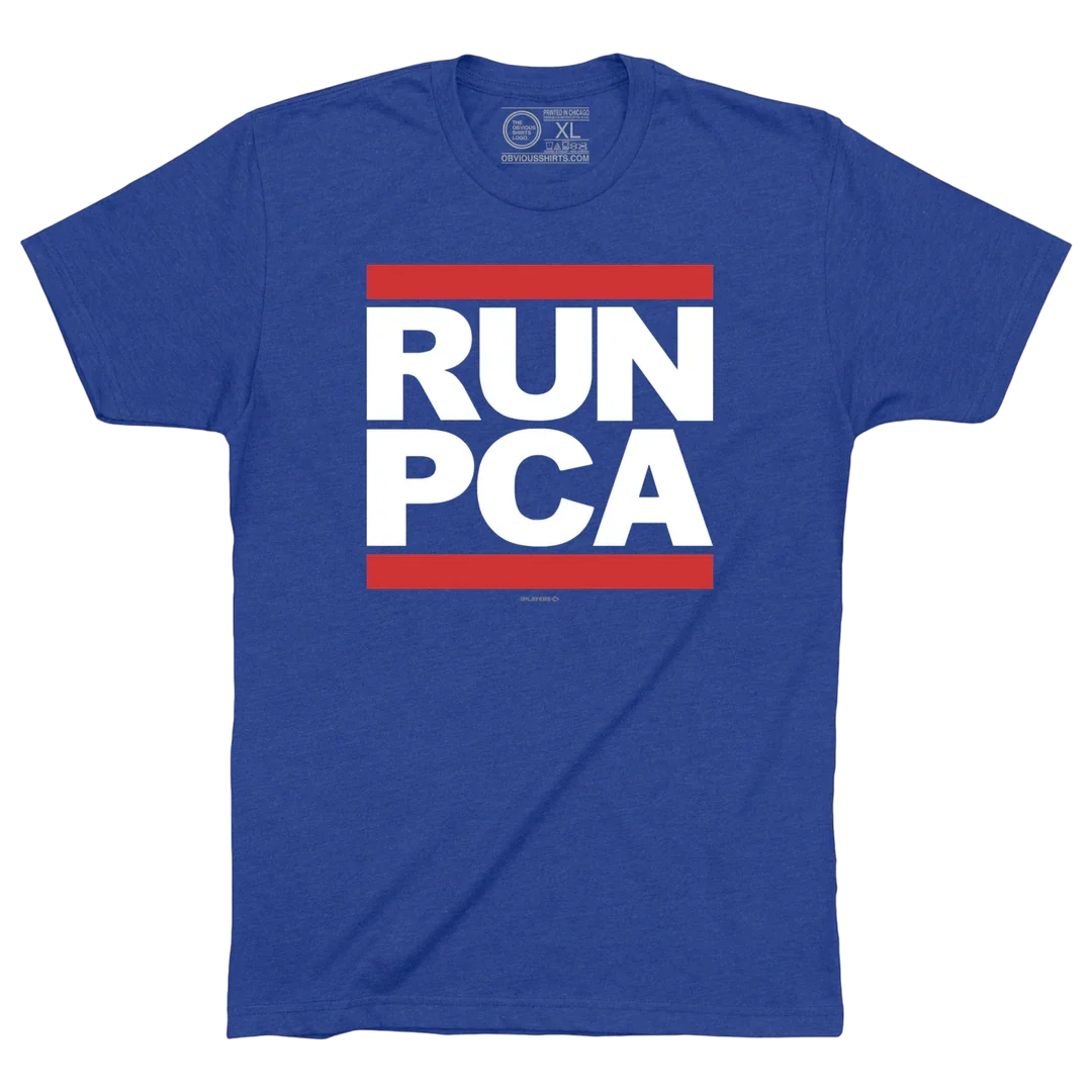 RUN PCA T-Shirt by Obvious Shirts product image 1, provided for visual reference and product detail review