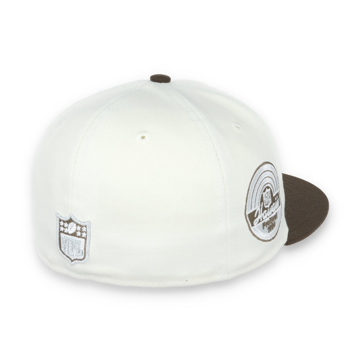 Las Vegas Raiders Shield 1980 Hawaii Pro Bowl Side Patch New Era 59Fifty Fitted-Chrome/Walnut product image 6, provided for