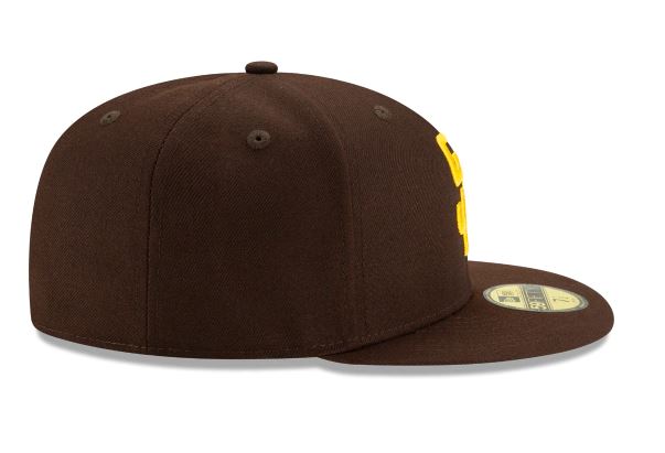 San Diego Padres Home Collection 59Fifty Fitted-On-Field Collection-Brown product image 6, provided for visual reference and