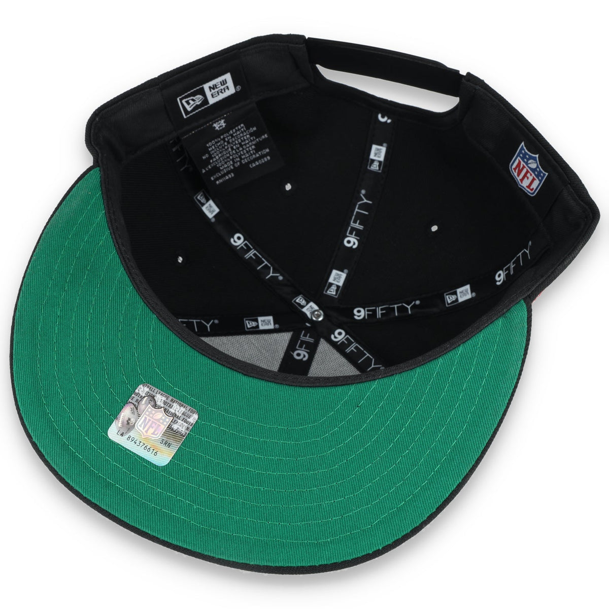 SAN FRANCISCO 49ERS 40TH ANNIVERSARY SIDE PATCH NEW ERA 9FIFTY Snapback-BLACK product image 7, provided for visual reference