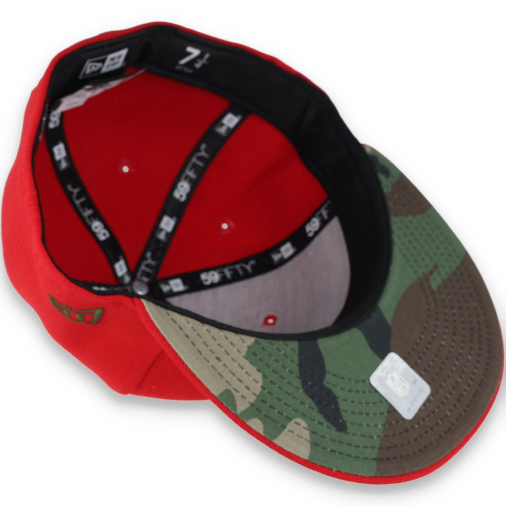 New Era San Francisco 49Ers 59Fiftyfitted -Scarlet/Camo product image 6, provided for visual reference and product detail