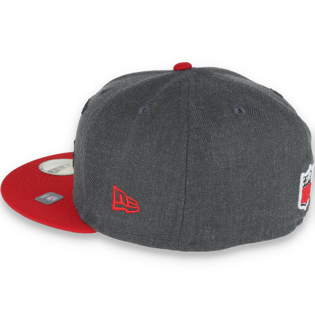 New Era San Francisco 49Ers Script 40Th Anniversary Side Patch 59Fifty Fitted Hat-Heather product image 4, provided for