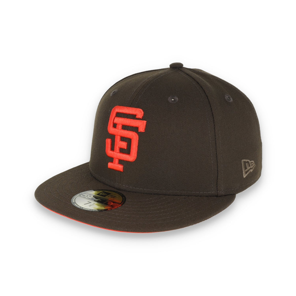 New Era San Francisco Giants 1989 Battle Of The Bay Side Patch 59FIFTY Fitted-Walnut/Orange product image 2, provided for