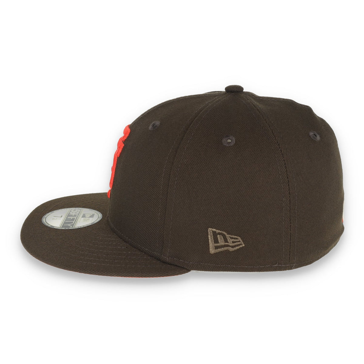 New Era San Francisco Giants 1989 Battle Of The Bay Side Patch 59FIFTY Fitted-Walnut/Orange product image 5, provided for
