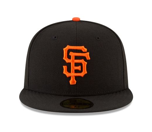 San Francisco Giants Home Collection 59Fifty Fitted-On-Field Collection-Black product image 2, provided for visual reference