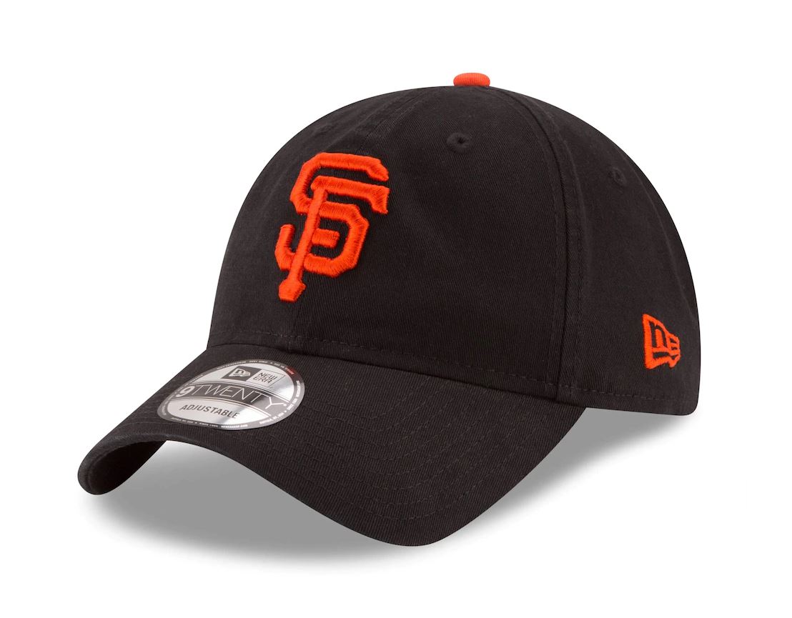 New Era Youth San Francisco Giants New Era Black Core Classic Replica 9TWENTY Adjustable Hat product image 1, provided for