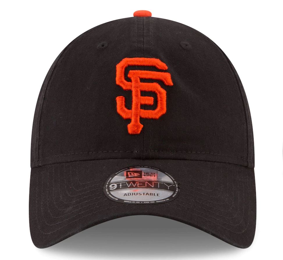New Era Youth San Francisco Giants New Era Black Core Classic Replica 9TWENTY Adjustable Hat product image 2, provided for