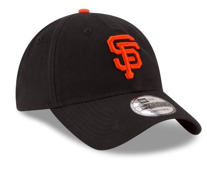 New Era Youth San Francisco Giants New Era Black Core Classic Replica 9TWENTY Adjustable Hat product image 3, provided for