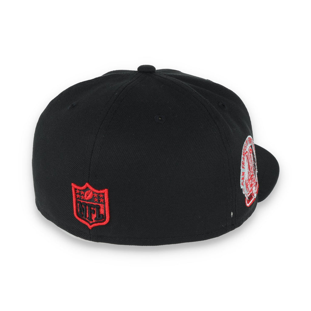 New Era San Francisco 49Ers Script 40Th Anniversary Side Patch 59Fifty Fitted Hat-Black product image 5, provided for visual
