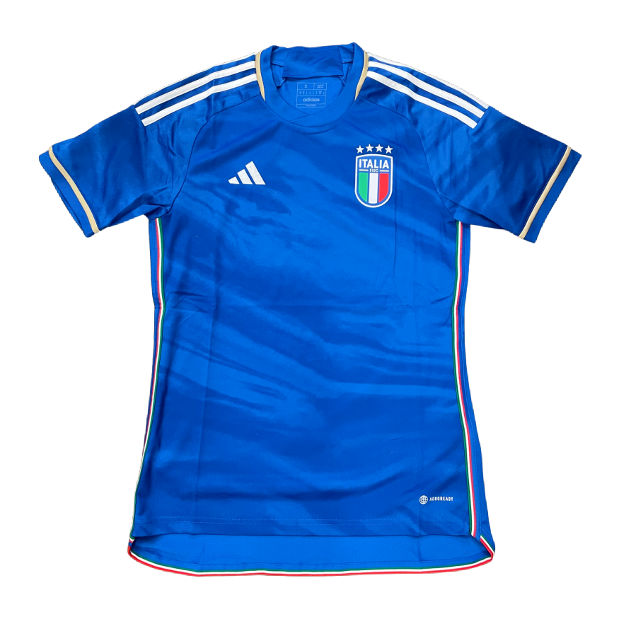 Adidas Italy Home Stadium Jersey 2023 product image 1, provided for visual reference and product detail review