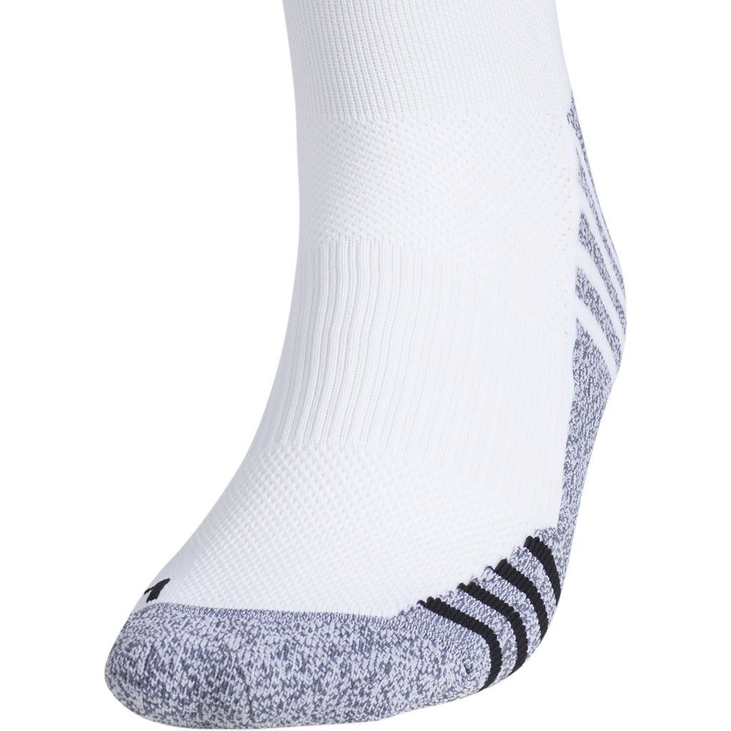Adidas Team Speed 3 Soccer OTC Socks-White/Black product image 2, provided for visual reference and product detail review