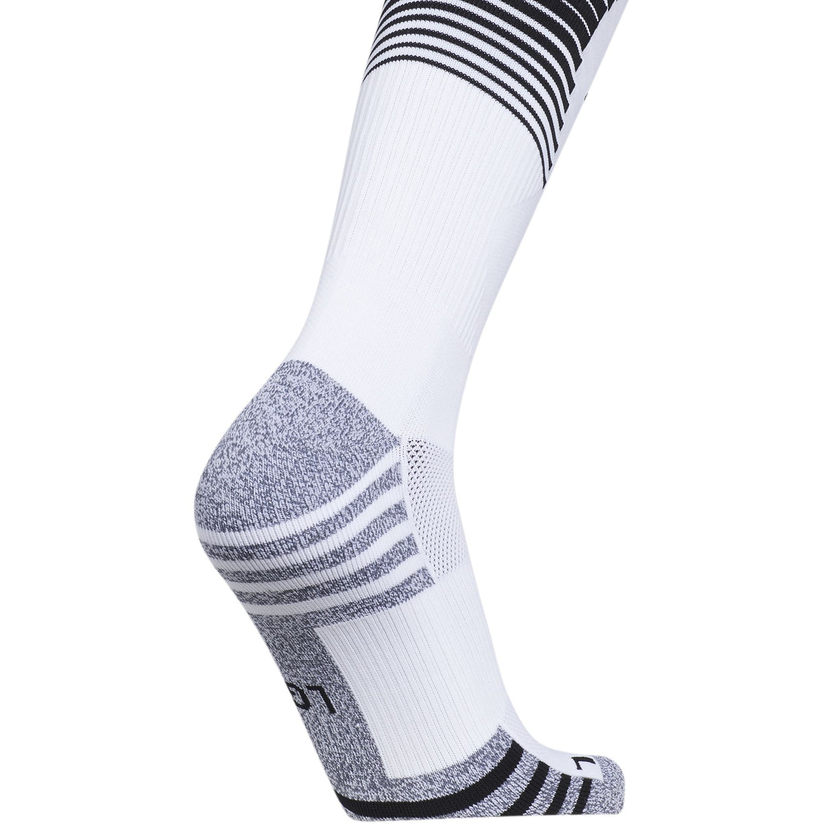 Adidas Team Speed 3 Soccer OTC Socks-White/Black product image 3, provided for visual reference and product detail review