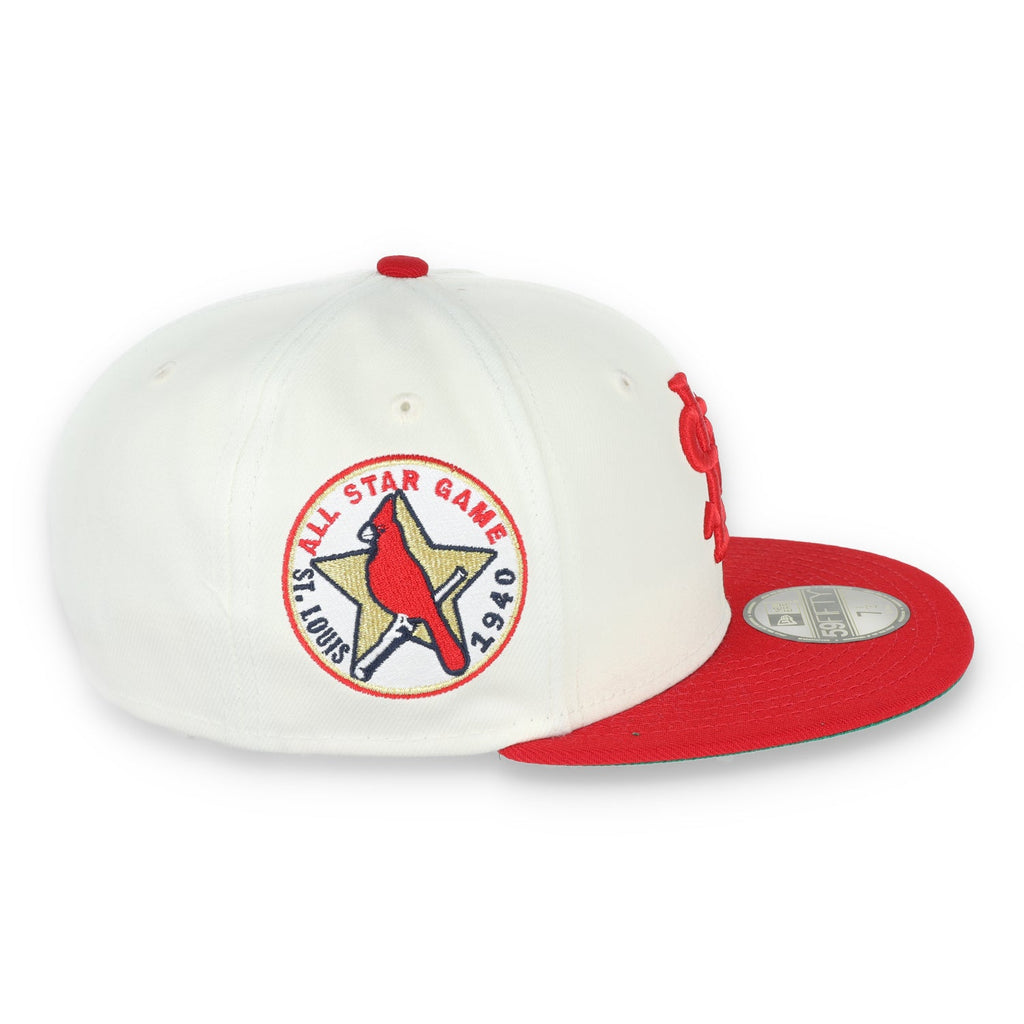 New Era St. Louis Cardinals 1940 ASG Patch 59FIFTY Fitted Ivory Hat product image 4, provided for visual reference and
