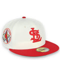 New Era St. Louis Cardinals 1940 ASG Patch 59FIFTY Fitted Ivory Hat product image 1, provided for visual reference and