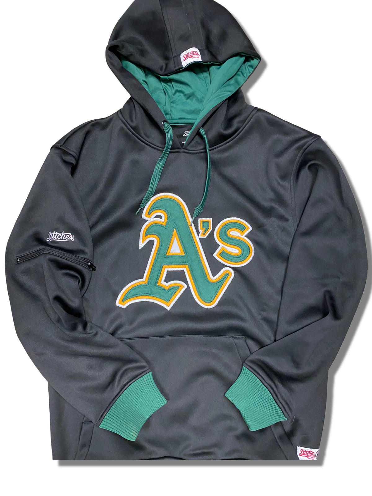 Stitches Men Oakland A's Logo Sweater product image 1, provided for visual reference and product detail review