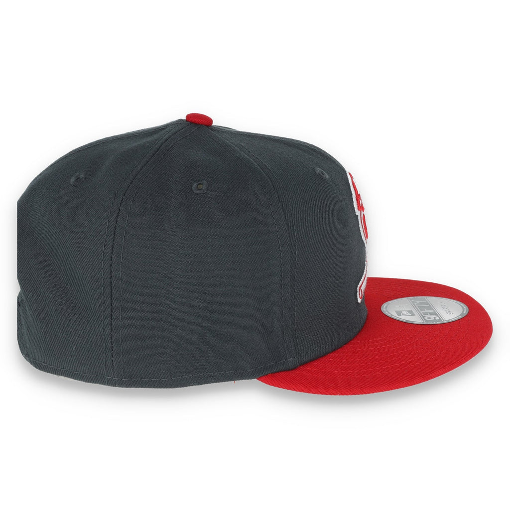 New Era ST Louis Cardinals 2-Tone Color Pack 9FIFTY Snapback Hat- Grey/Scarlet product image 6, provided for visual
