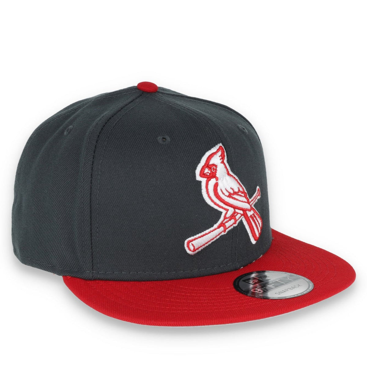 New Era ST Louis Cardinals 2-Tone Color Pack 9FIFTY Snapback Hat- Grey/Scarlet product image 1, provided for visual