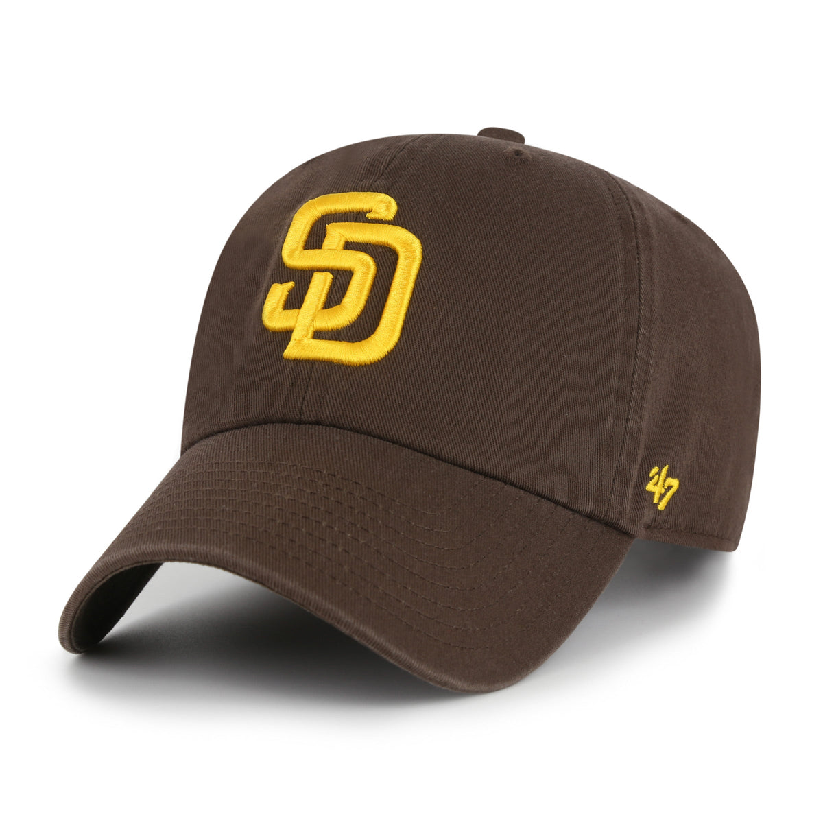 San Diego Padres Brown '47 Clean Up Adjustable Hat product image 1, provided for visual reference and product detail review