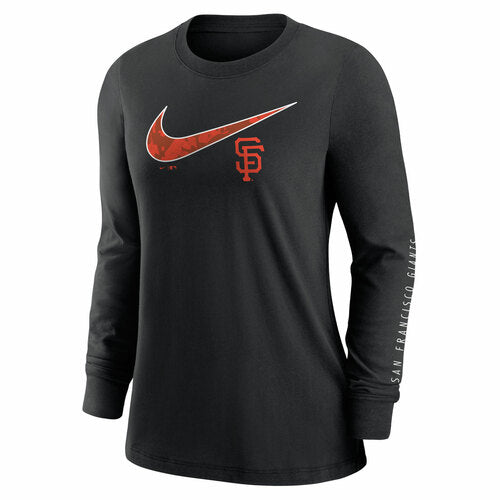 Nike San Francisco Giants Womens Long Sleeve T-Shirt product image 1, provided for visual reference and product detail review