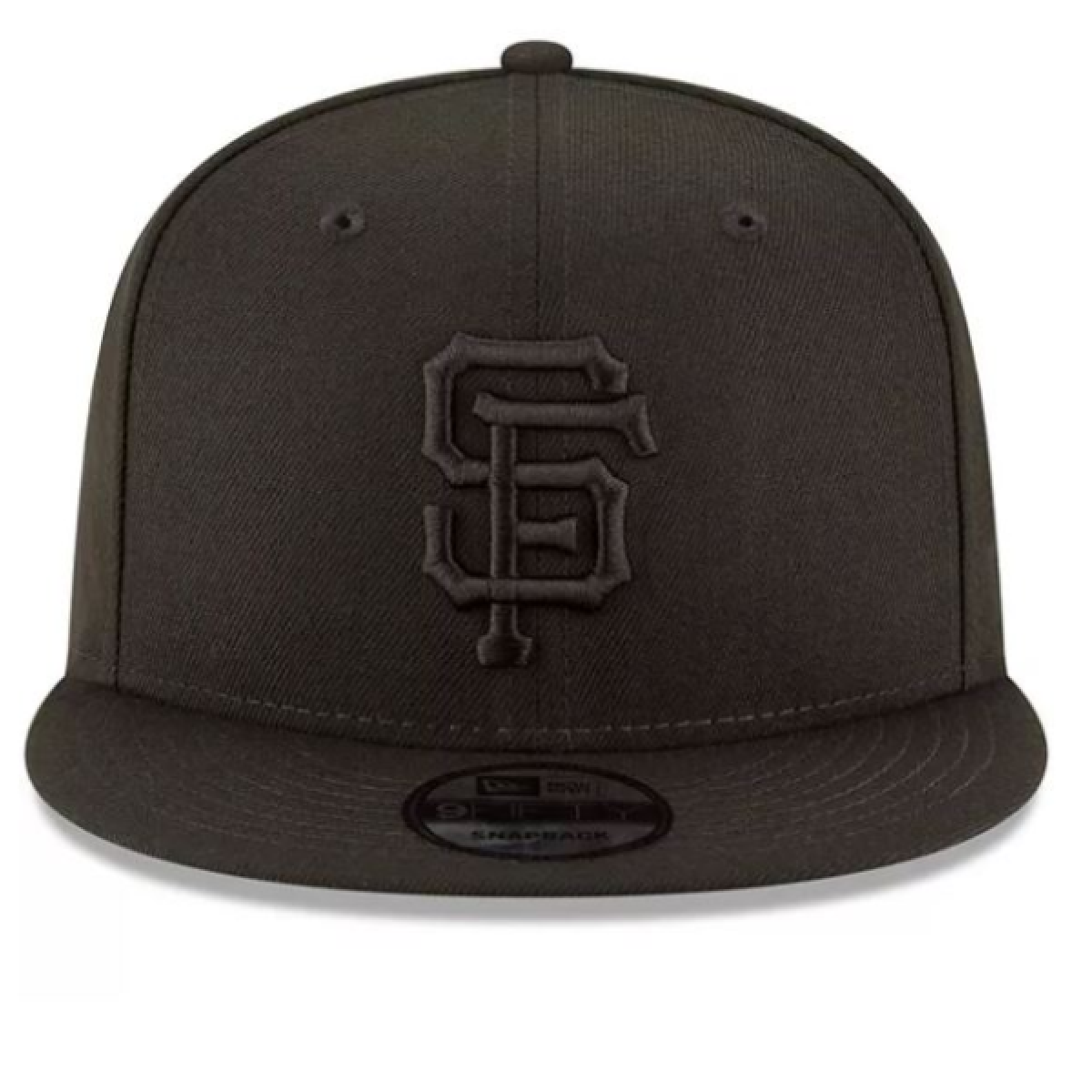 New Era San Francisco Giants Basic 9Fifty Snapback-Black/Black product image 4, provided for visual reference and product