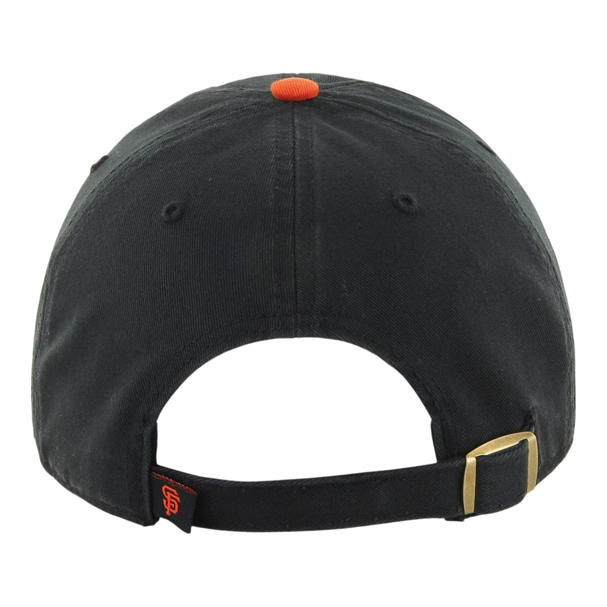 San Francisco Giants '47 Clean Up Black/Orange Adjustable Hat product image 2, provided for visual reference and product