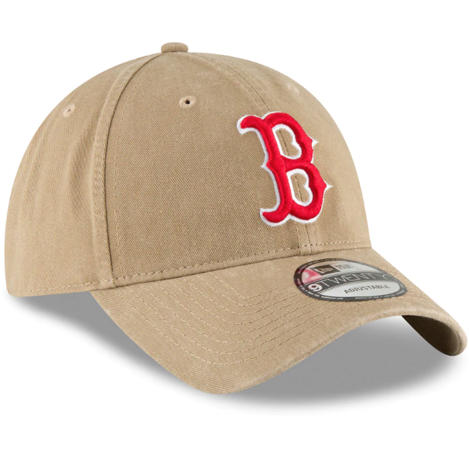 New Era Boston Red Sox Khaki Core Classic Secondary 9TWENTY Adjustable Hat product image 3, provided for visual reference