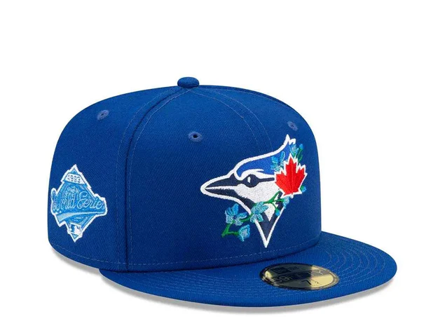 New Era Torornto Blue Jays Floral Side Patch Bloom 59Fifty Fitted Hat product image 1, provided for visual reference and