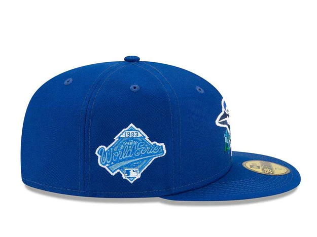 New Era Torornto Blue Jays Floral Side Patch Bloom 59Fifty Fitted Hat product image 2, provided for visual reference and