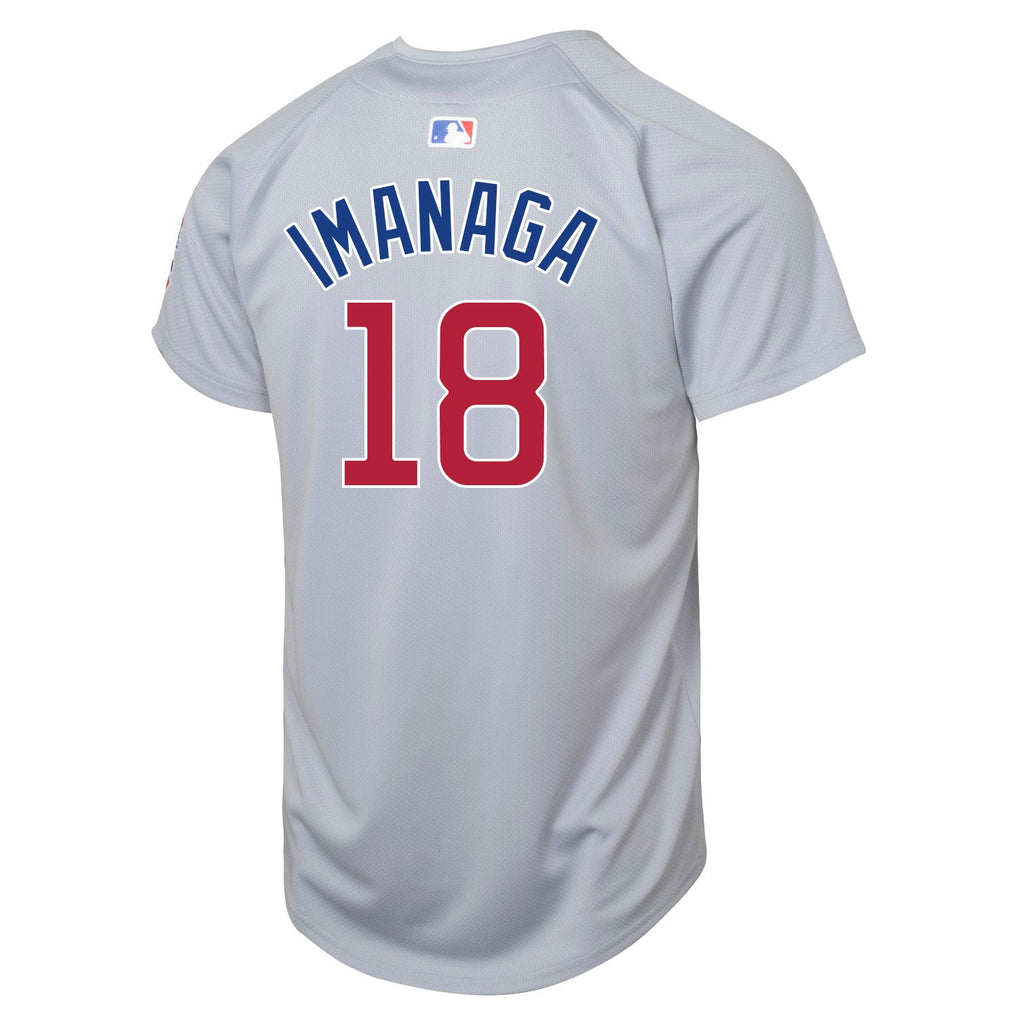 Shota Imanaga Chicago Cubs Nike Youth Road Grey Limited Jersey product image 2, provided for visual reference and product