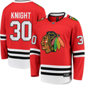 Spencer Knight Chicago Blackhawks Fanatics Red Breakaway Men Jersey product image 1, provided for visual reference and