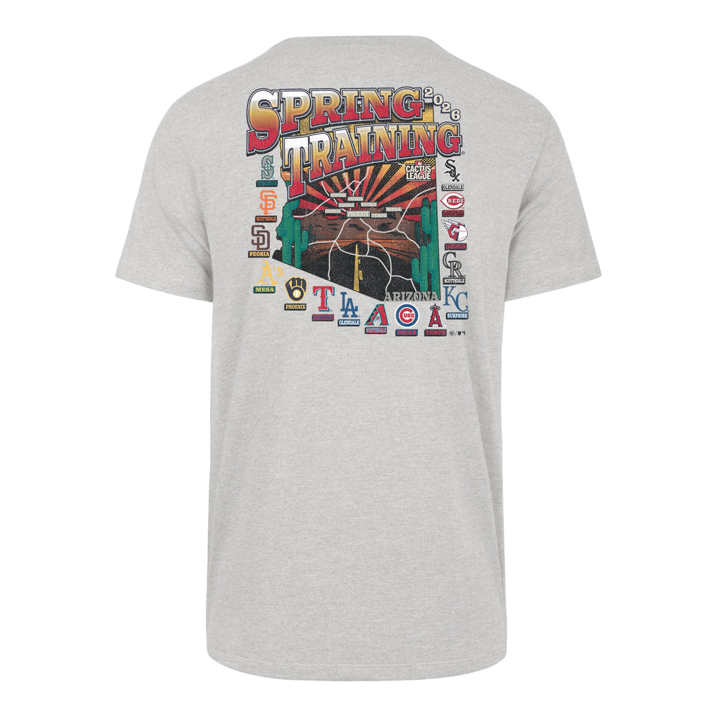 Spring Training 2026 MLB AZ Cactus League Grey '47 Franklin T-Shirts product image 3, provided for visual reference and