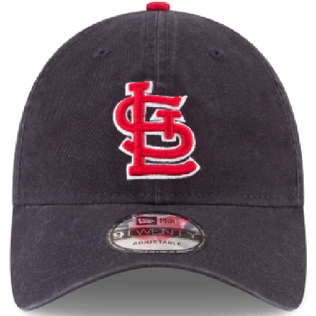 St Louis Cardinals New Era Core Classic ALT 9TWENTY Adjustable Hat-navy product image 2, provided for visual reference and