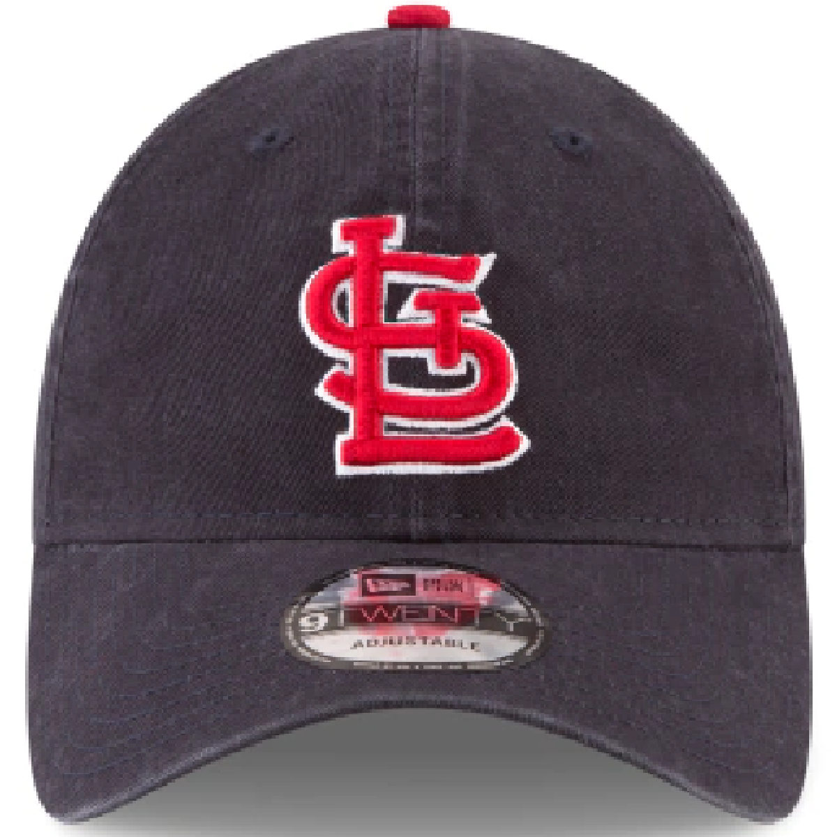 St Louis Cardinals New Era Core Classic ALT 9TWENTY Adjustable Hat-navy product image 2, provided for visual reference and