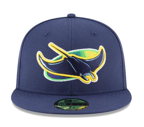 Tampa Bay Rays Alternate Collection 59Fifty Fitted-On-Field Collection-Blue product image 2, provided for visual reference