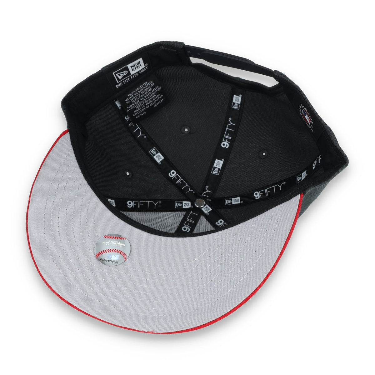 New Era Texas Rangers 2-Tone Color Pack Snapback Hat - Grey/Scarlet product image 6, provided for visual reference and