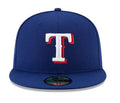 Texas Rangers Home Collection 59Fifty Fitted-On-Field Collection-Blue product image 1, provided for visual reference and