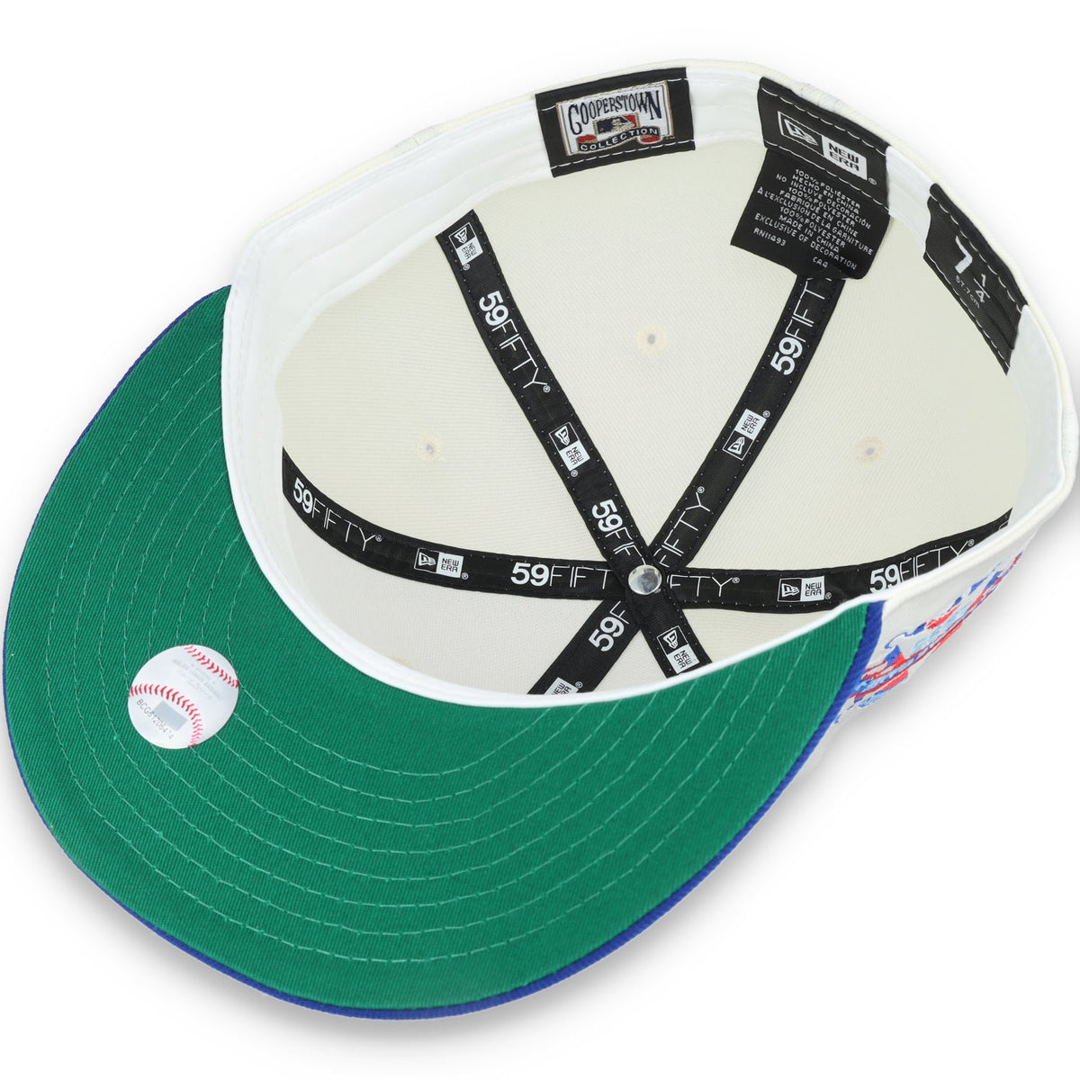 New Era Texas Rangers 1995 All Star Game Patch 59FIFTY Fitted Ivory Hat product image 7, provided for visual reference and
