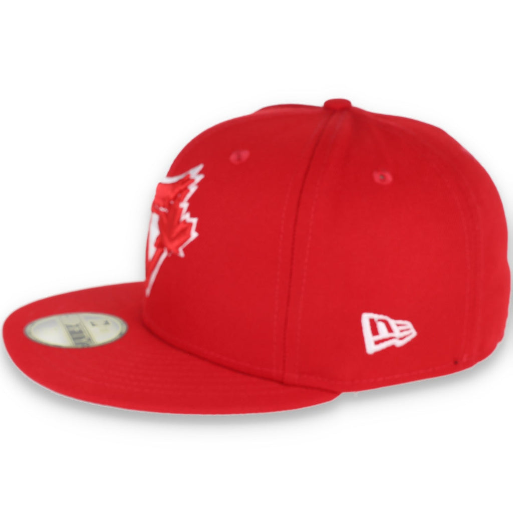 New Era Toronto Blue Jays 1993 World Series Side Patch 59Fifty Fitted -Scarlet product image 3, provided for visual