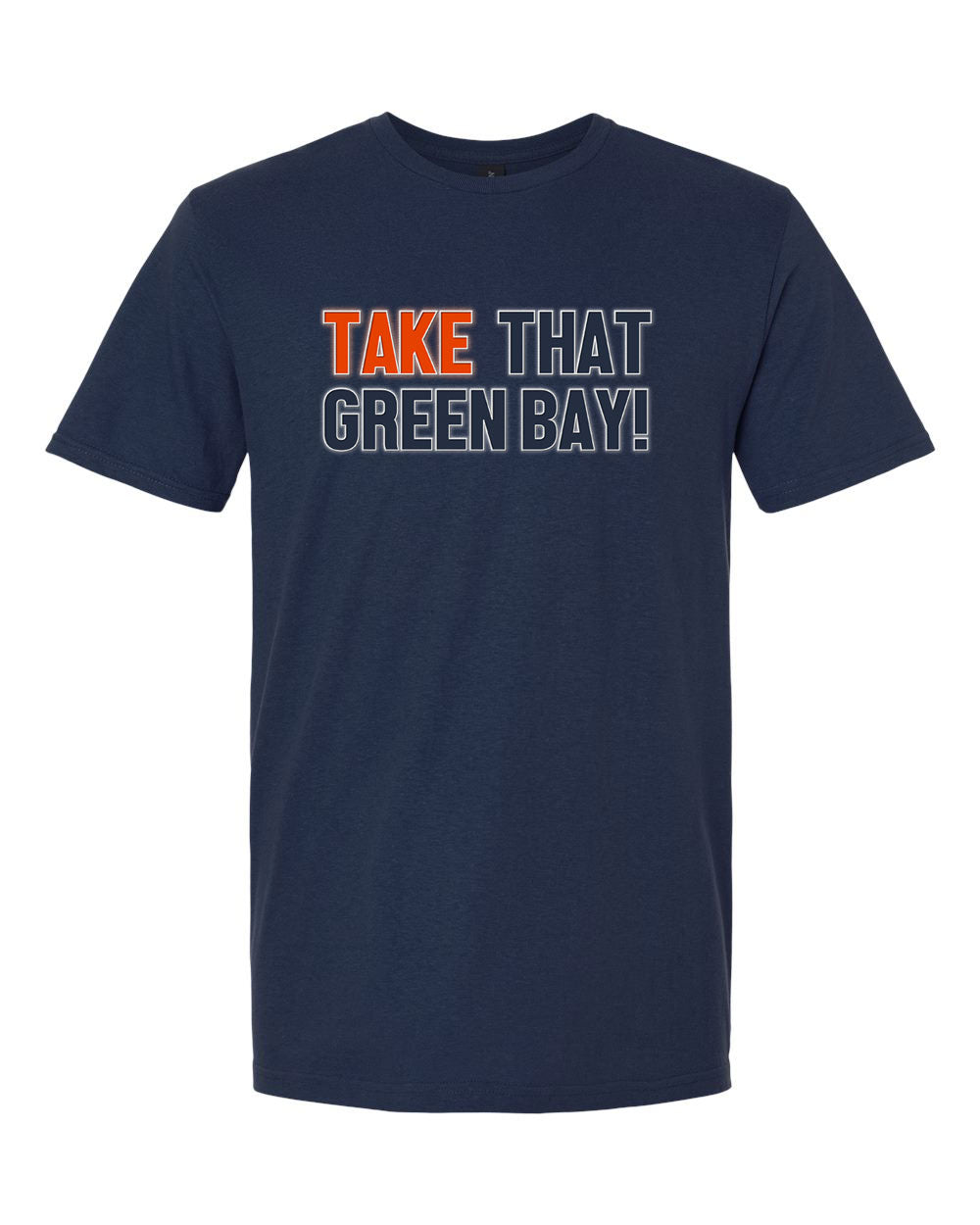 David Kaplan Take That Green Bay! REKAP Navy T-Shirt product image 1, provided for visual reference and product detail review
