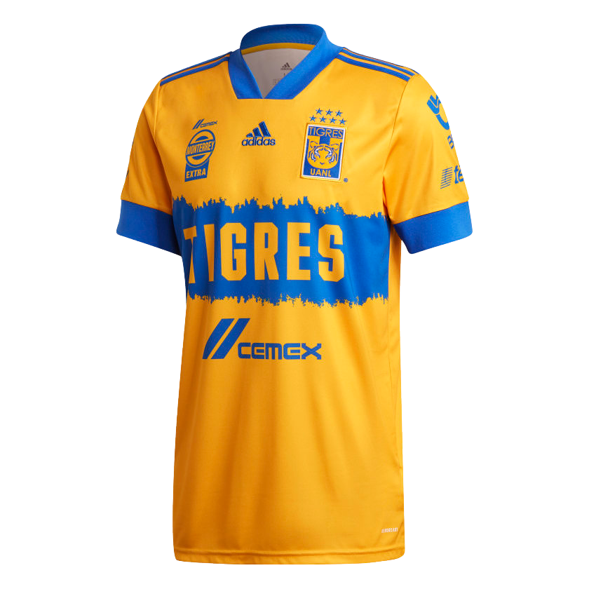 Adidas Tigres UANL 20/21 Home Stadium Jersey product image 1, provided for visual reference and product detail review