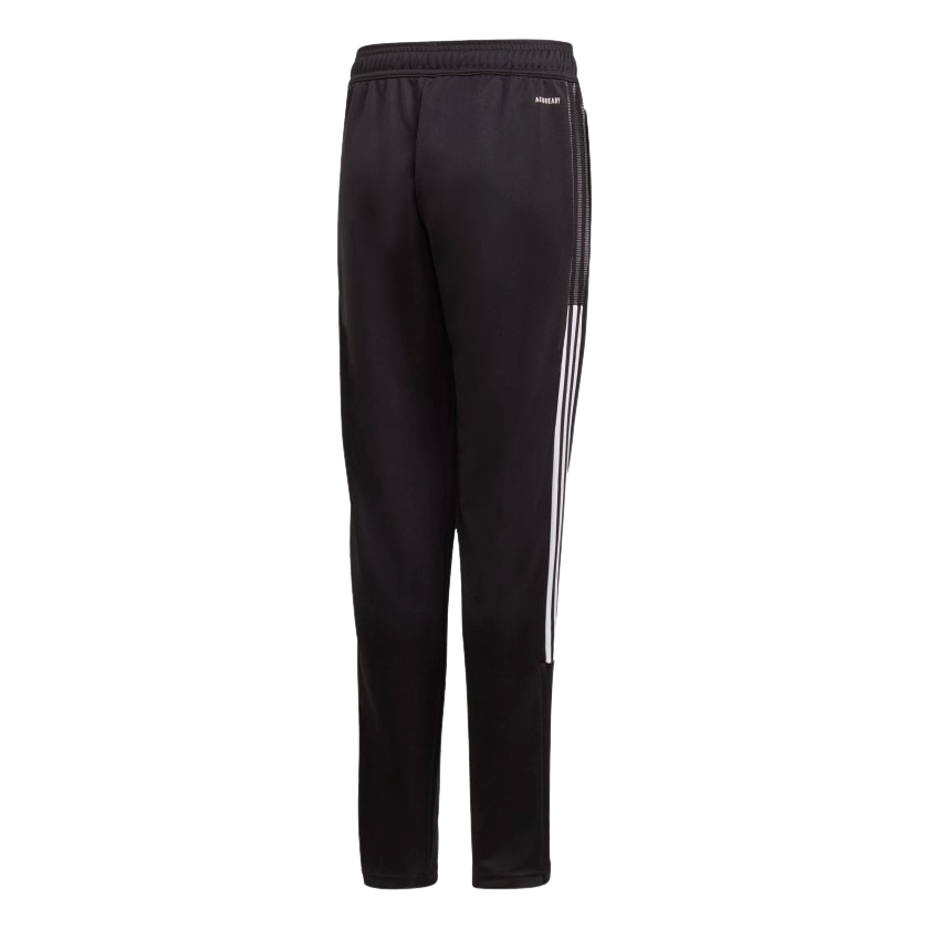 Adidas Youth Tiro 21 Track Pants- Black/White product image 2, provided for visual reference and product detail review
