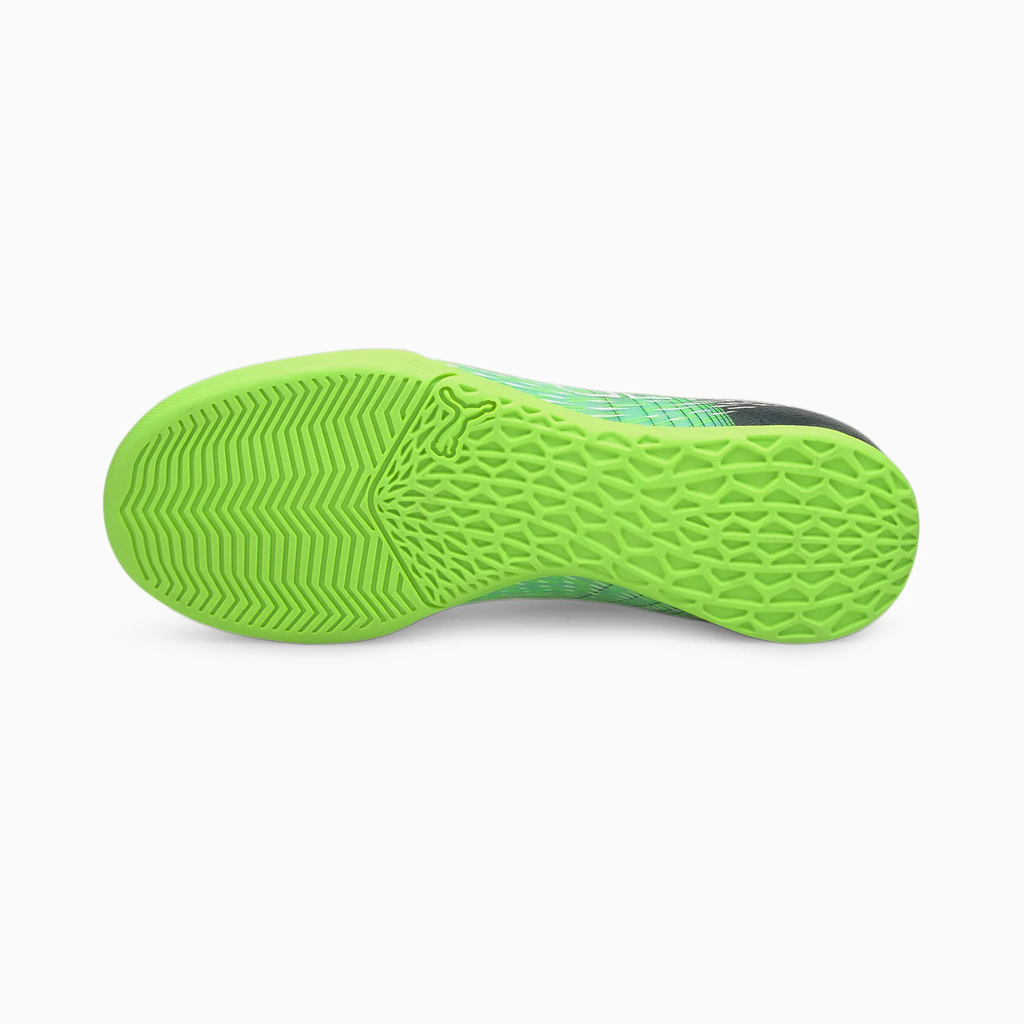 Puma Jr Ultra 3.2 IC-Green Glare/Elektro/Aqua/Spellbound product image 2, provided for visual reference and product detail
