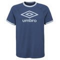 Umbro Men Cotton Logo T-Shirt-Navy product image 1, provided for visual reference and product detail review