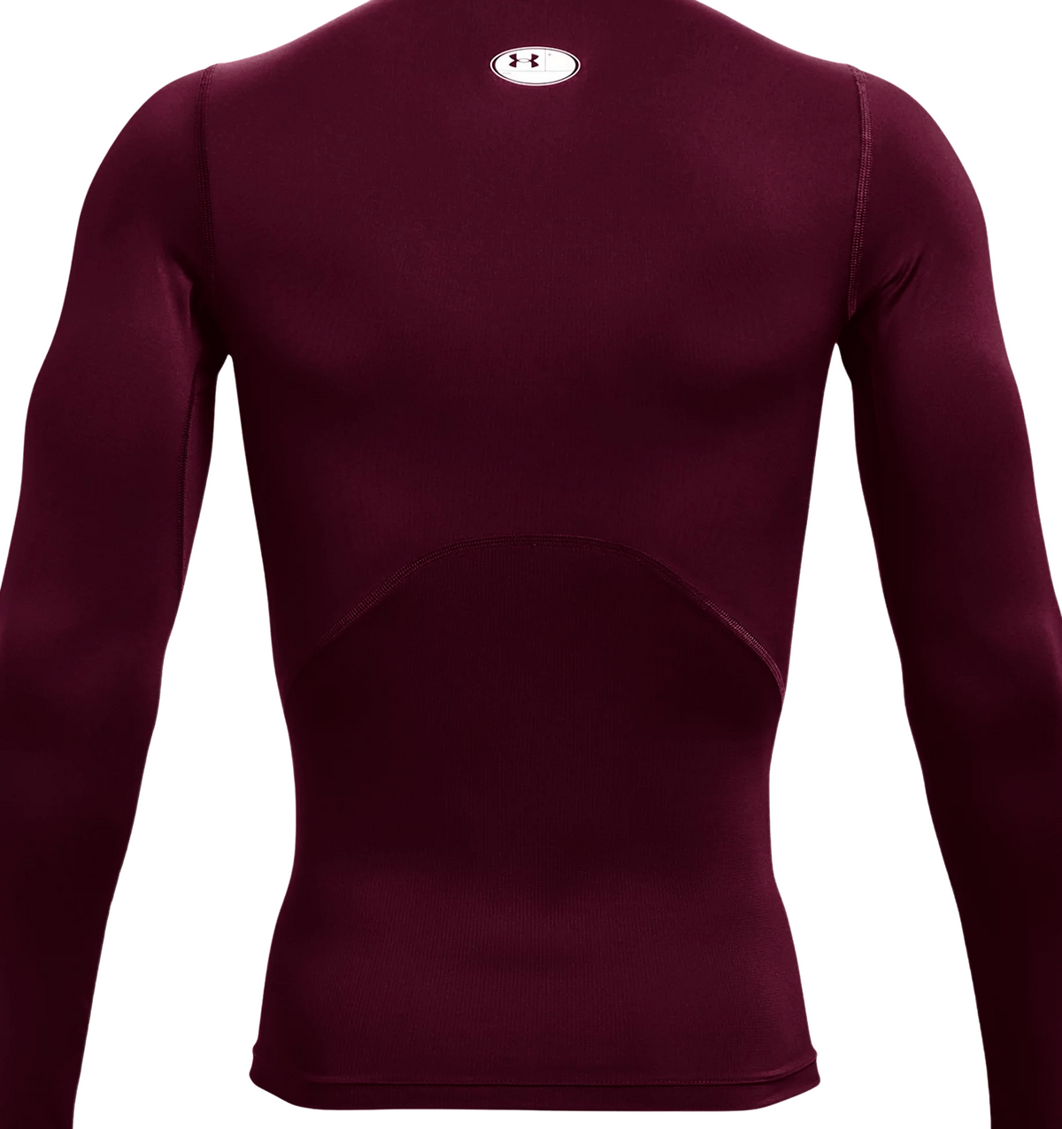 Under Armour Men HeatGear® Armour Long Sleeve- Maroon product image 2, provided for visual reference and product detail