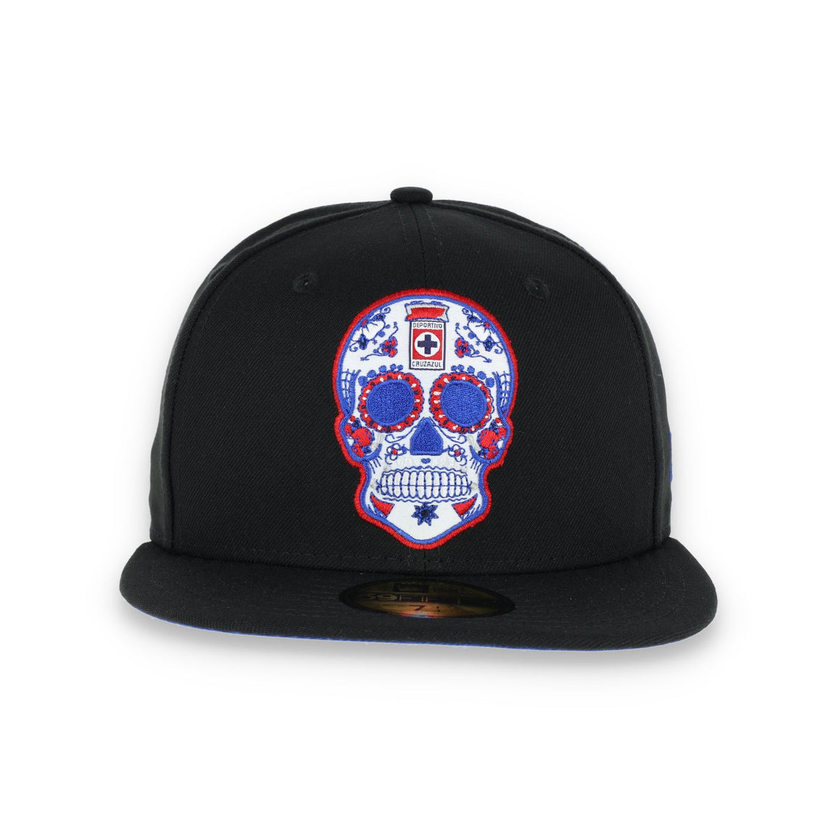 New Era Cruz Azul Sugar Skull 59Fifty Fitted Hat product image 2, provided for visual reference and product detail review