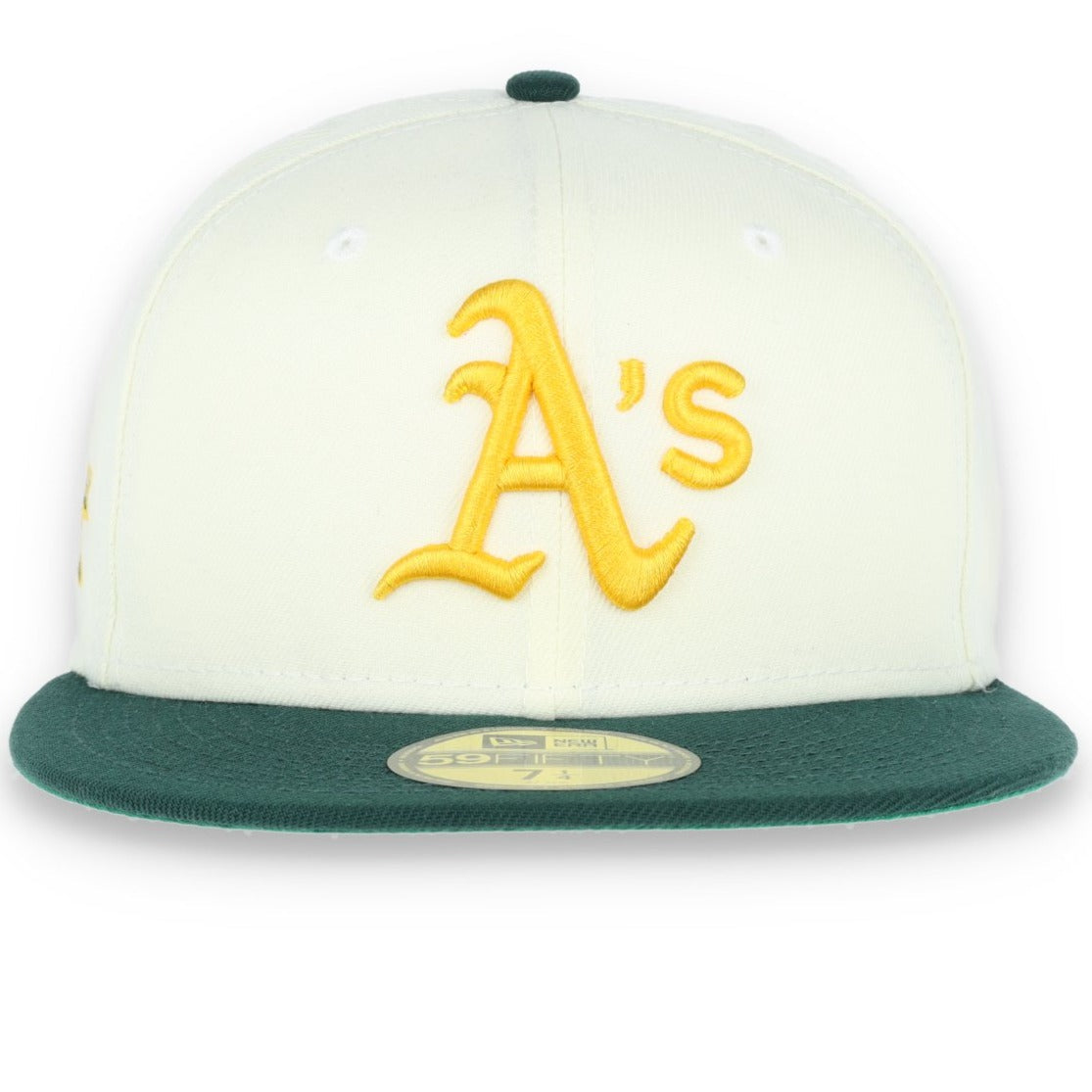 New Era Oakland Athletics 59FIFTY Fitted 30th Anniversary Patch-Ivory Hat product image 2, provided for visual reference and