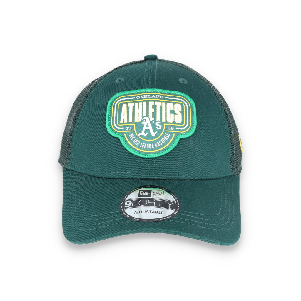 Oakland Athletics New Era Patch 9Forty Snapback product image 1, provided for visual reference and product detail review